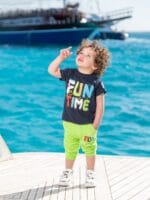 ⁦بيجامه نص كم قطن اولادى  ⁩ - الصورة ⁦2⁩