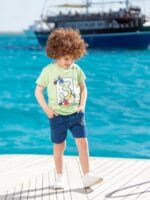 ⁦بيجامه نص كم قطن اولادى  ⁩ - الصورة ⁦2⁩