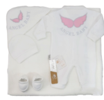 طقم ولادة 4 قطع فرو جناح