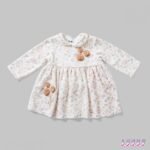 فستان شتوى ورد فل مون