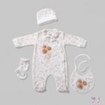 طقم 4 قطع شتوى ورد