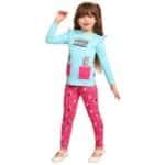 بيجامه قطن خريفى بناتى