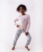 بيجامه قطن خريفى بناتى فلاور