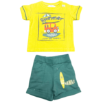 بيجامة نص كم صيفى اولادى