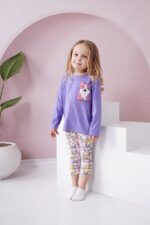 بيجامة خريفى ثعلب مجسم بناتى