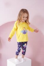 بيجامة خريفى أميرة بأجنحة بناتى