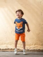 بيجامة نص كم اولادى صيفى فوكس