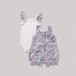 سالوبيت شيفون مع بدى قطن لوتس فلاور فل مون