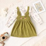 فستان قطيفه بناتى