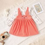 فستان قطيفه بناتى