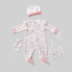 طقم 4 قطع قطيفه سنو فلورز فل مون