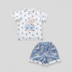 طقم شورت و تيشرت ايس كريم فل مون