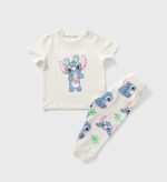 طقم بناتى نص كم استيتش