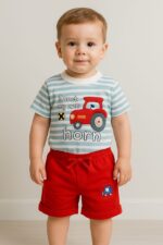 طقم اولادى نص كم شورت