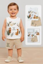 طقم اولادى كت شورت