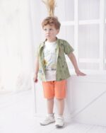 طقم اولادى 3 قطع نص كم