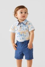 طقم تيشرت و شورت جبردين فل مون