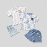 طقم شورت و تيشرت هنى بن فل مون