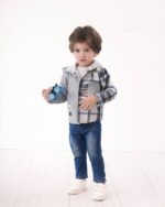 قميص كاروهات شتوي بيبى