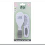 طقم فرشة ومشط للأطفال – Safari Baby