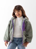 جاكيت فرو شتوي بناتي مبطن