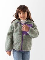 جاكيت فرو شتوي بناتي مبطن - الصورة 2