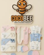 طقم 4 قطع جكار مبطن فرو شكل دبدوب