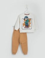 طقم أولادي شتوي توب بوي