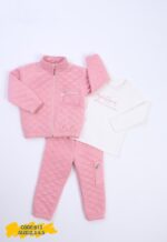 طقم بناتي شتوي 3 قطع