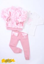 طقم بناتي ميلتون شتوي كامل 3 قطع