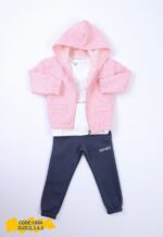 طقم بناتي شتوي 3 قطع