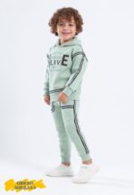 طقم أولادي قطعتين شتوى بتصميم ALIVE العصري