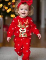 طقم كريسماس للاطفال غزال ضاحك شى ان