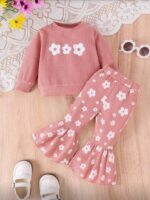 طقم بناتي ورود شى ان