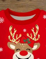 ⁦طقم كريسماس للاطفال غزال ضاحك شى ان⁩ - الصورة ⁦4⁩