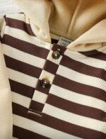 طقم سالوبيت أطفال شتوي بتصميم دب شى ان