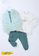 طقم Teddy Bear الشتوي للأطفال 3 قطع