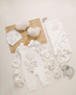 طقم 6 قطع قطن شكل دبه بناتى