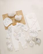 طقم 6 قطع قطن شكل دبه بناتى