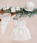 فستان سبوع ابيض