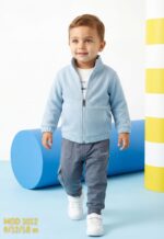 طقم بيبى شتوى 3 قطع جاكيت مبطن