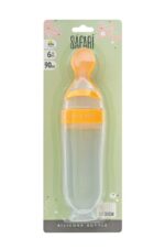 ببرونه سيليكون بالمعلقة والغطاء – Safari Baby