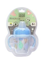 كوب تدريب بماصه سيليكون وشاليموه بثقل+6 شهور– Safari Baby
