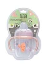 كوب تدريب بماصه سيليكون وشاليموه بثقل+6 شهور– Safari Baby