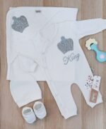 طقم 4 قطع كباسين قطن تاج