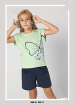 طقم بناتي صيفي بألوان مبهجة