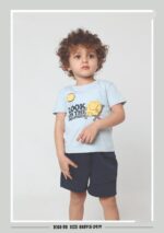 طقم أولادي صيفي بطبعة مرحة