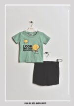 طقم أولادي صيفي بطبعة مرحة