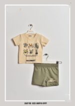 طقم أولادي صيفي بطبعة مرحة