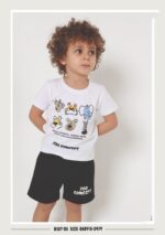 طقم أولادي صيفي بطبعة مرحة